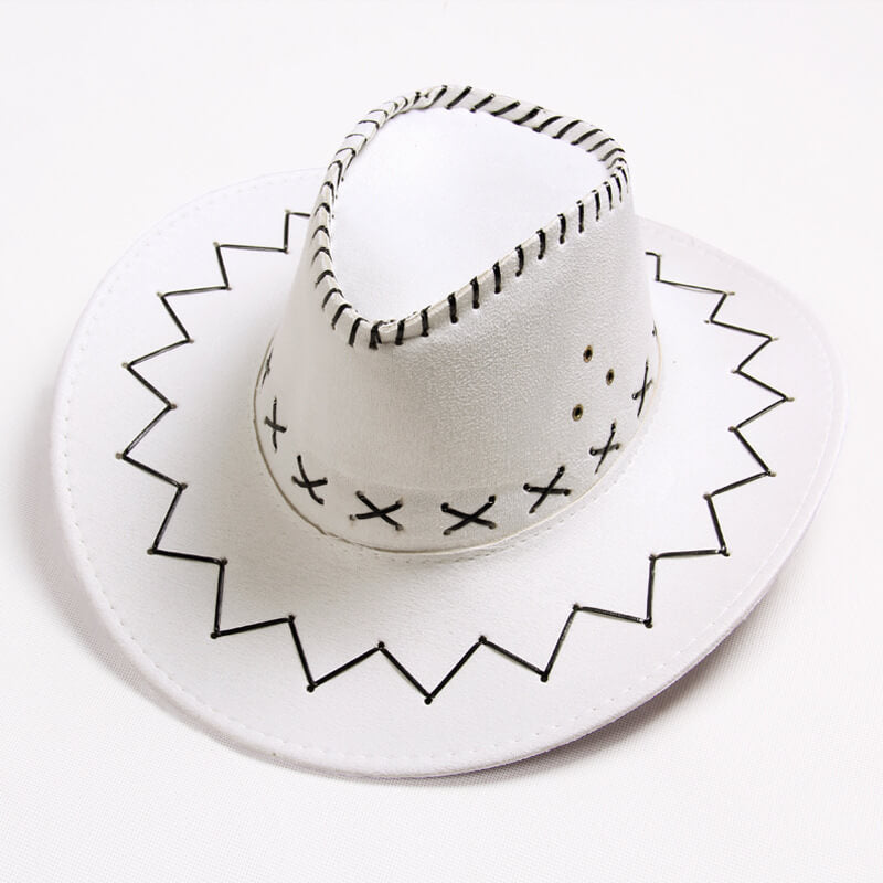 Western cowboy hat travel casual men's sun hat American wild retro style female net red knight sun hat