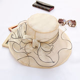 Mesh Party Topper Beach Sun Hat Women's Organza Sun Protection Hat