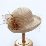 Ladies Fashion Mesh Hat Outdoor Sun Hat Black Premium Cap