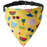 Dog Bandanas Fall Cute Soft Cotton Puppy Triangle Cat Scarfs Washable Daily Handkerchief