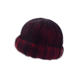 Mink hat ladies winter mink hat temperament hat basin hat winter fur hat