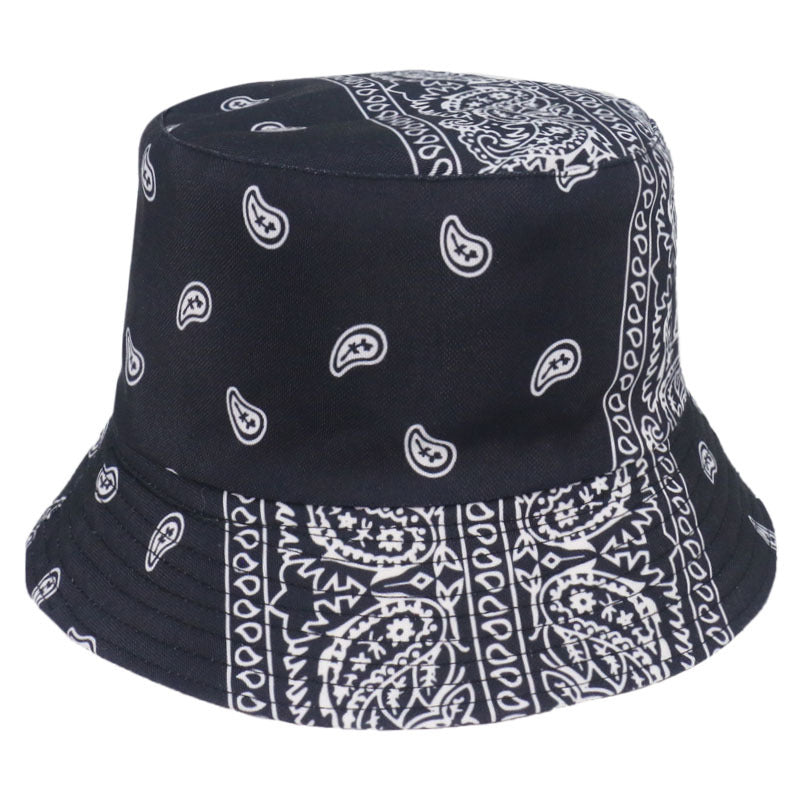 Men and women cashew print fisherman hat tide street fashion sun protection hat sun hat basin hat
