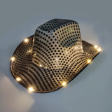 EVA Composite Magic Ribbon Lamp Cap Halloween Carnival Party Colorful Western Cowboy Hat Styling Hat