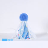 Cute pet cat puppy rabbit birthday hat macaron ball cubism team tassel hat gift box