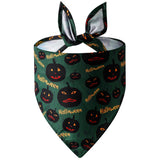 Pet Triangle Scarf Halloween Pet Saliva Towel Single Layer Pet Scarf Dog Scarf Dog Decoration