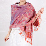Spring/Summer Cashew Nut Long Scarf Jacquard Ethnic Shawl Amazon Scarf Ladies Dual Headband