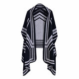 Shawl and scarf dual-use women's winter long imitation cashmere versatile cloak thickened warm cloak coat