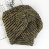 Women's wool knitting Indian hat Autumn and winter warm hat Winter hat