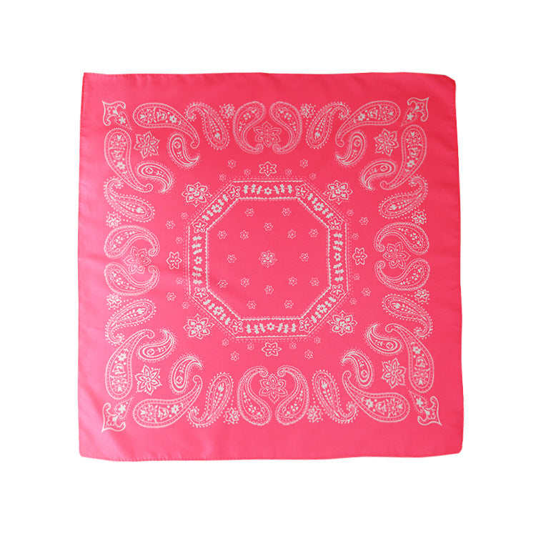 12-Pack Multicolor Polyester Printed Silk Scarf Sports Cycling Outdoor Bandana