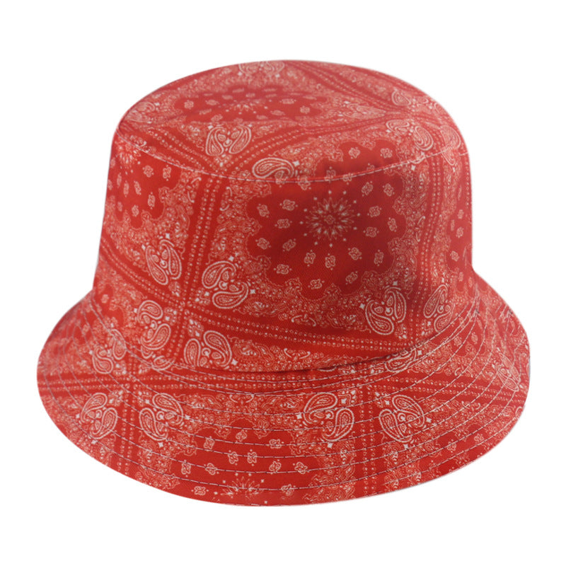 Men and women cashew print fisherman hat tide street fashion sun protection hat sun hat basin hat