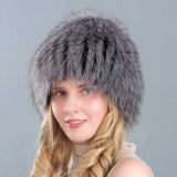 Winter imitation fox fur hat whole hair hat wide fur ear protection hat