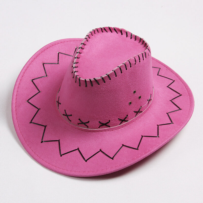 Western cowboy hat travel casual men's sun hat American wild retro style female net red knight sun hat