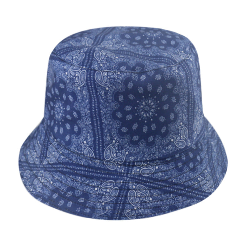 Men and women cashew print fisherman hat tide street fashion sun protection hat sun hat basin hat