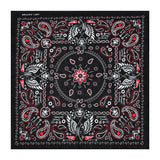 12 Pack Hip Hop Hip Hop Skull Square Cotton Men's and Women's Dress Up Halloween