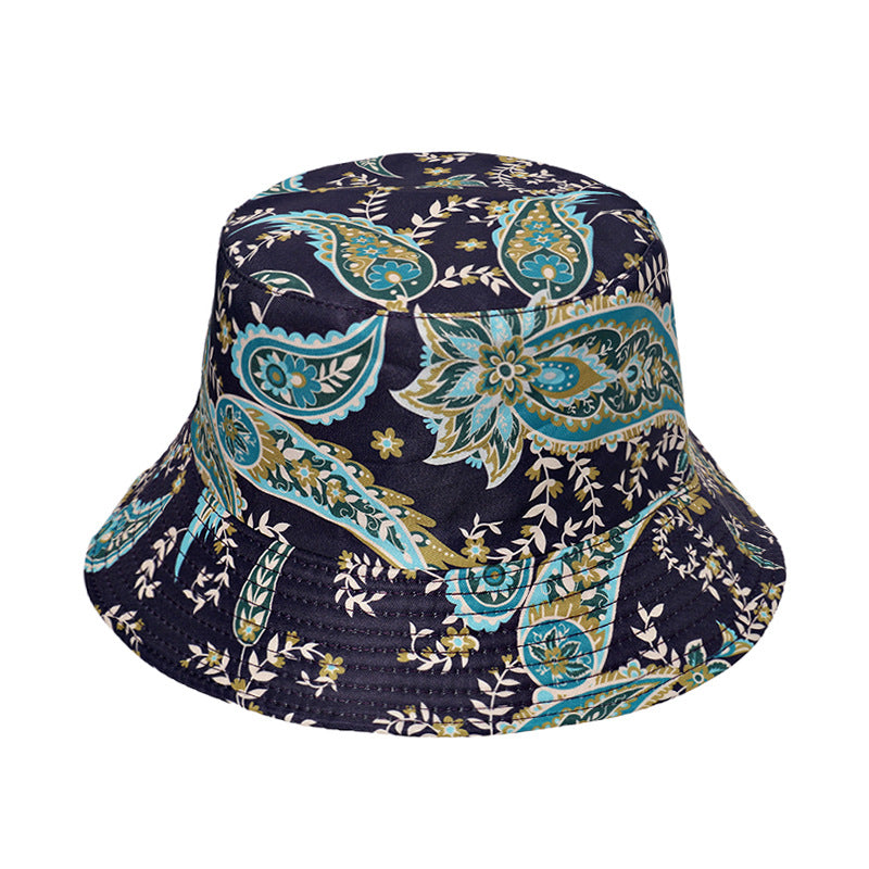 Men and women cashew print fisherman hat tide street fashion sun protection hat sun hat basin hat