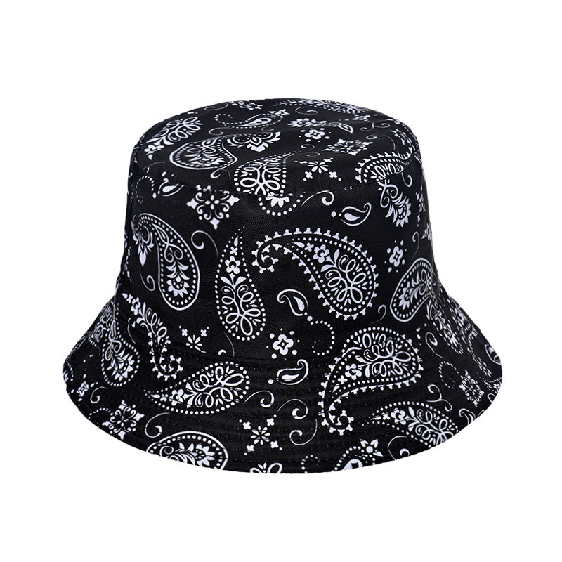Men and women cashew print fisherman hat tide street fashion sun protection hat sun hat basin hat