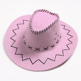Western cowboy hat travel casual men's sun hat American wild retro style female net red knight sun hat