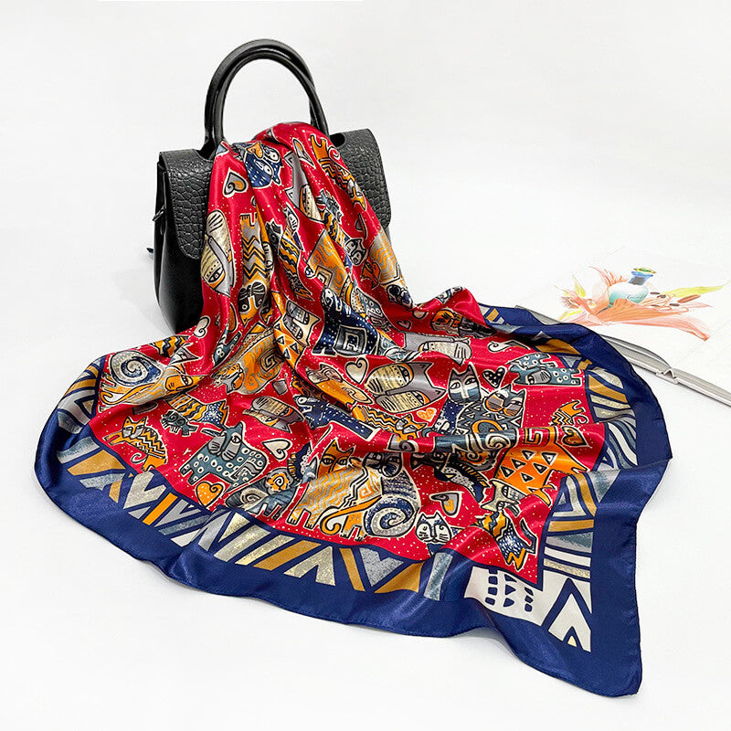 35 x 35 Silk Scarf -Color"14"