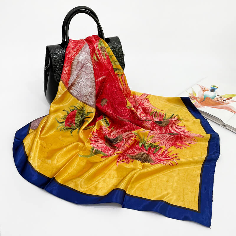 35 x 35 Silk Scarf -Color"15"