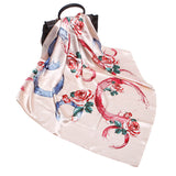 Women's 35" Satin Square Silk Scarf