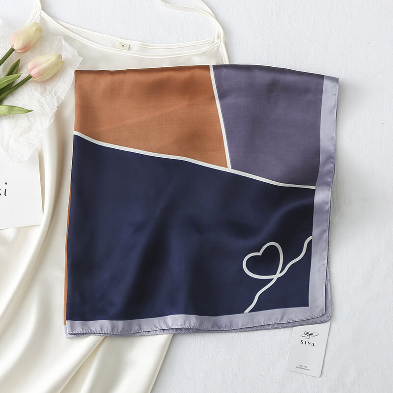 27'' Silk Like Scarf -Detail Picture