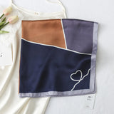 27'' Silk Like Scarf -Detail Picture