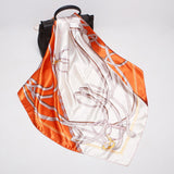 Women's 35" Satin Square Silk Scarf