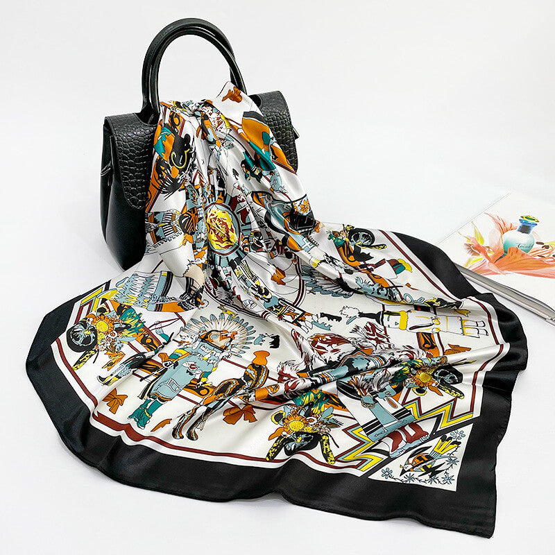 35 x 35 Silk Scarf -Color"17"