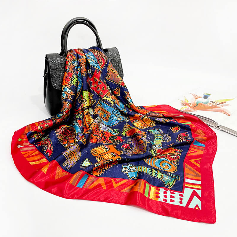 35 x 35 Silk Scarf -Color"18"