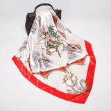 Women's 35" Satin Square Silk Scarf