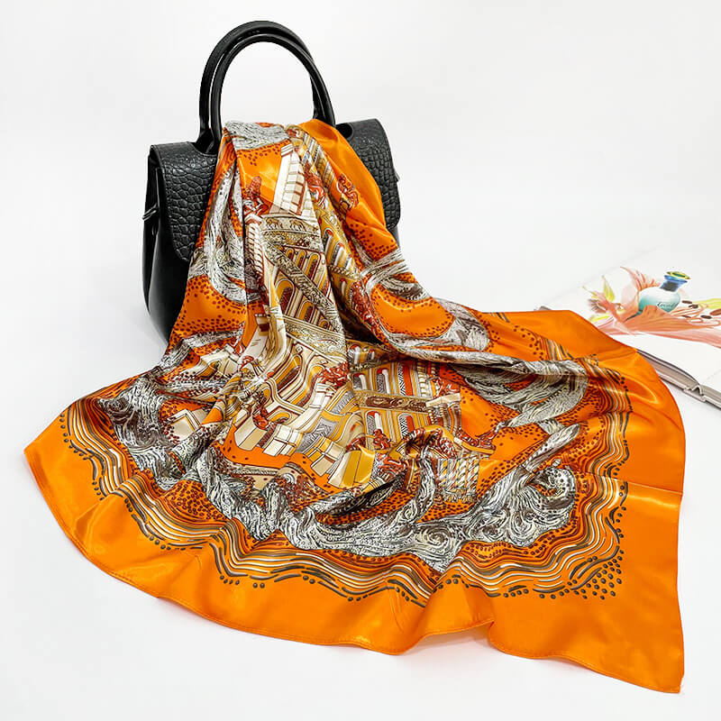 35 x 35 Silk Scarf -Color"19"