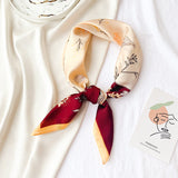 27'' Silk Like Scarf -Detail Picture