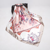 Women's 35" Satin Square Silk Scarf