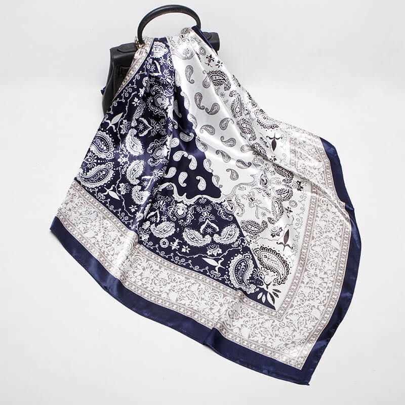 3PCS Silk Scarfs for Women-Detail Picture