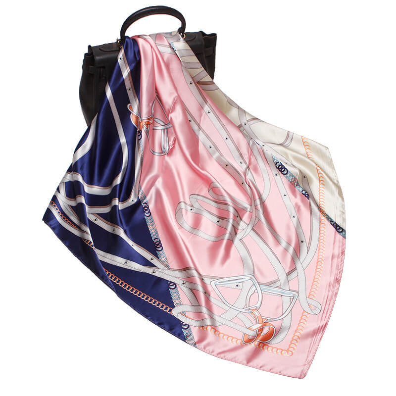 Women's 35" Satin Square Silk Scarf
