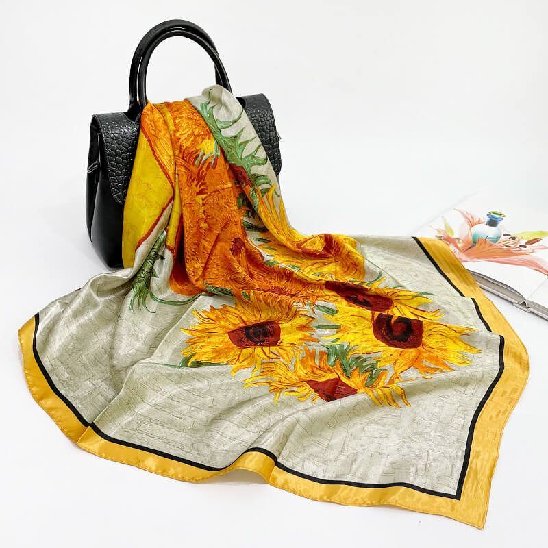 35 x 35 Silk Scarf -Color"25"
