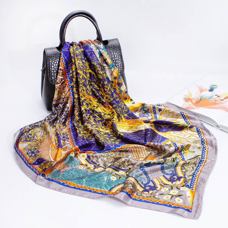 35 x 35 Silk Scarf -Color"28"