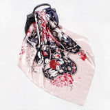 Women's 35" Satin Square Silk Scarf