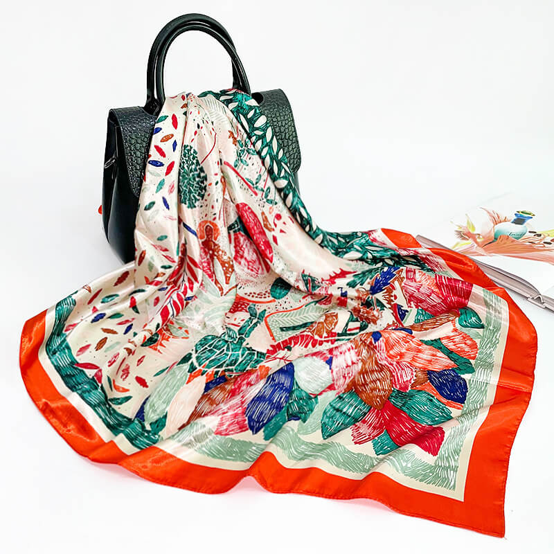35 x 35 Silk Scarf -Color"30"