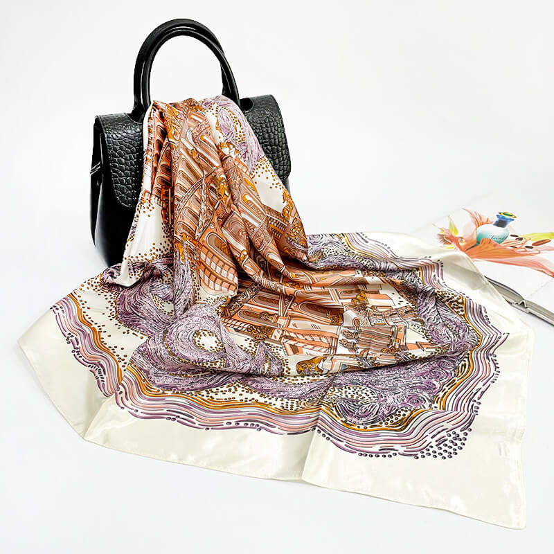 35 x 35 Silk Scarf -Color"32"