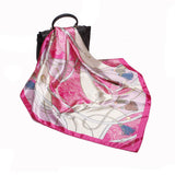 Women's 35" Satin Square Silk Scarf