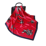 Women's 35" Satin Square Silk Scarf