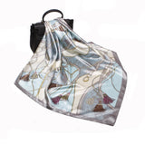 Women's 35" Satin Square Silk Scarf