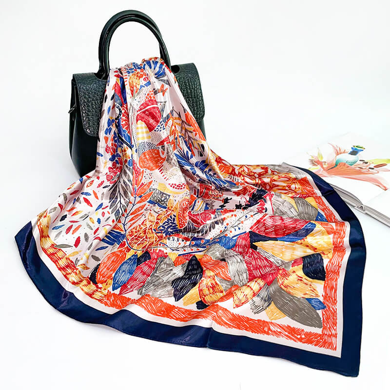 35 x 35 Silk Scarf -Color"02"