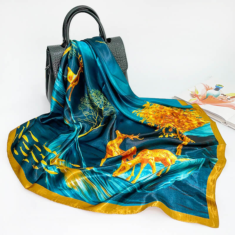 35 x 35 Silk Scarf -Color"05"