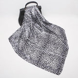 Silk Feeling Scarf Medium Square Satin Head Scarf for Women 35 × 35 inches-4Pcs