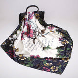 Women's 35" Satin Square Silk Scarf