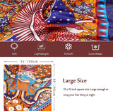 35 x 35 Silk Scarf -Detail Picture