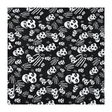 12 skull bandana tie retro hip-hop pocket squares--style 27