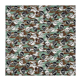 12 skull bandana tie retro hip-hop pocket squares--style 29